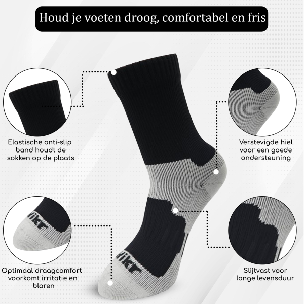 Hikr® Waterdichte Wandelsokken - Afbeelding 2