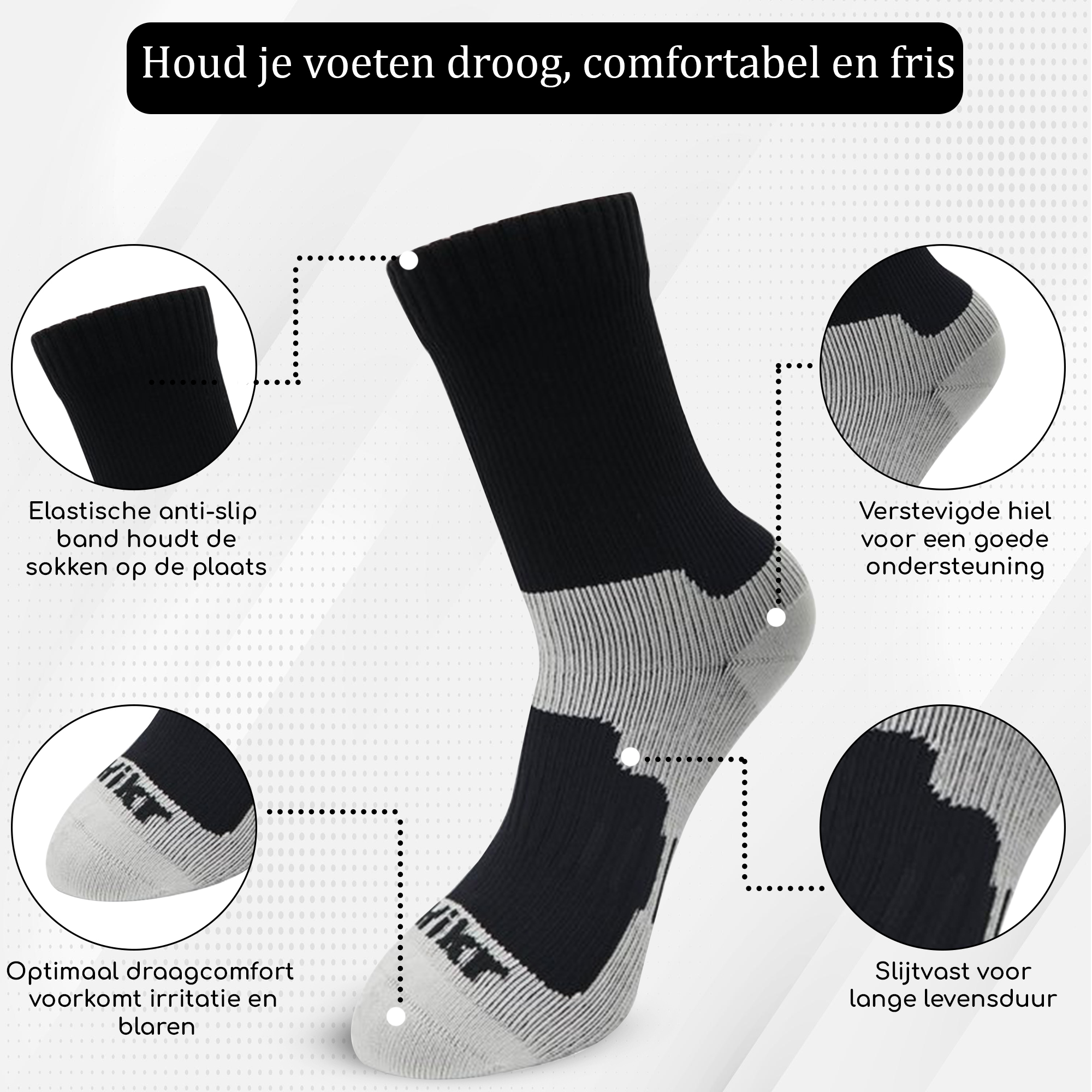 Hikr® Waterdichte Wandelsokken - Afbeelding 2