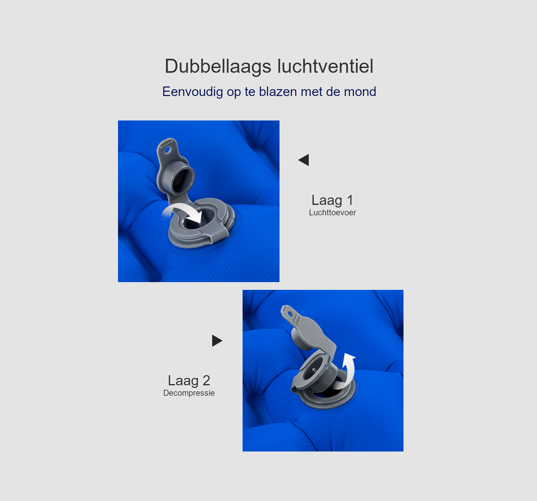 Hikr® luchtbed - Slaapmat - Opblaasbaar matras - Lichtgewicht - Afbeelding 4