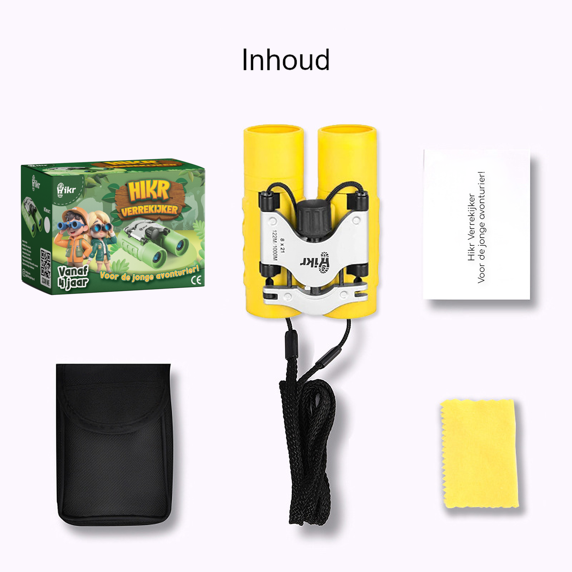 Hikr® Verrekijker Kinderen - BaK-4 8x21 - Compact & Lichtgewicht - Afbeelding 5