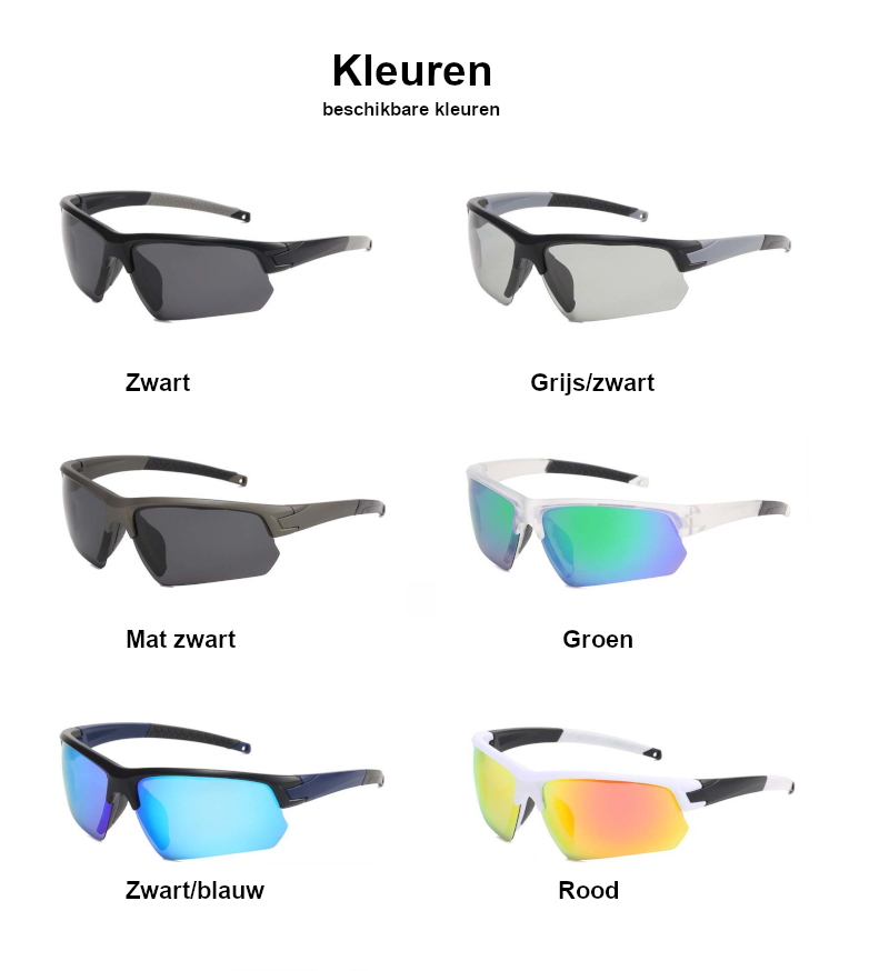 Hikr® Sportbril - Half frame - Afbeelding 13