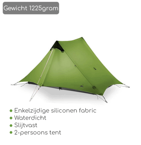 3F UL GEAR® Lanshan 2-persoons Tent - Dubbeldaks - 4 seizoenen - Afbeelding 10