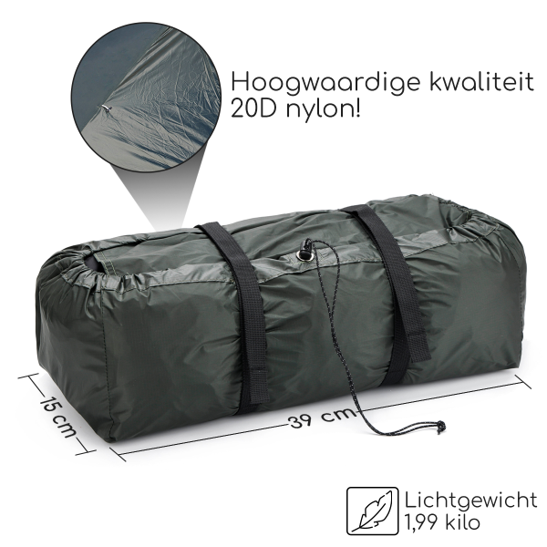 Hikr® Lichtgewicht 2 persoons tent - Afbeelding 3