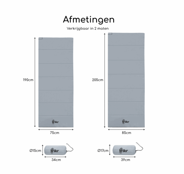 Hikr® Katoenen Slaapzak - Lichtgewicht & Compact - Afbeelding 9