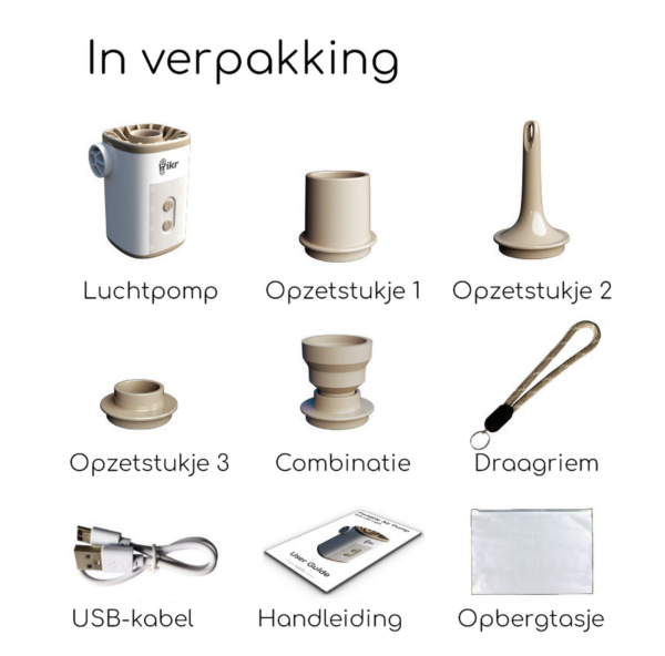 Hikr® Automatische opblaaspomp - Multifunctioneel - Afbeelding 3
