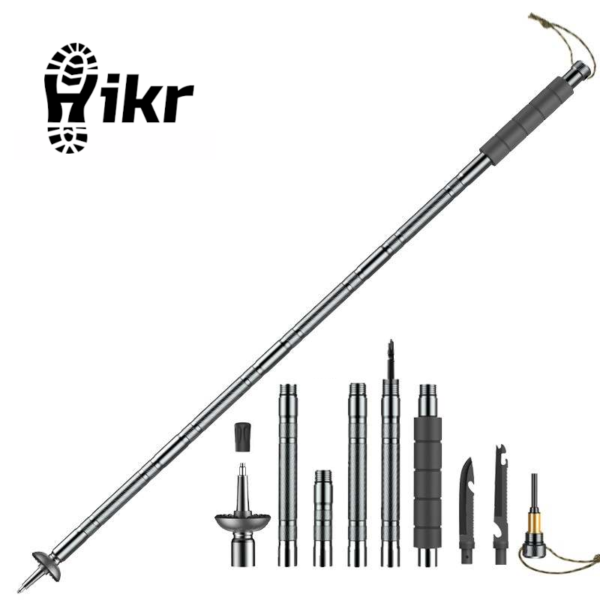 Hikr® Wandelstok - Multifunctioneel Survival