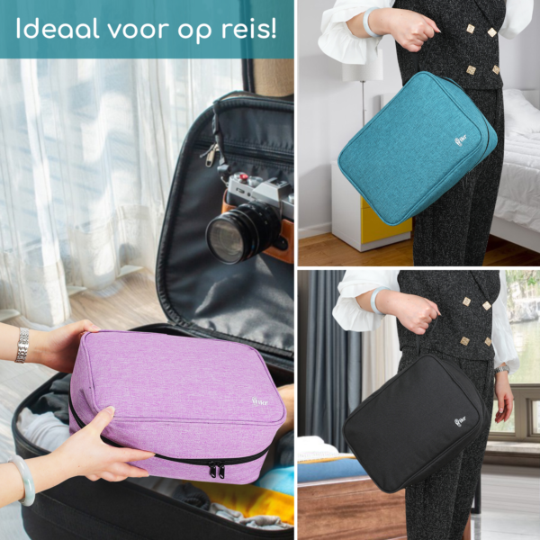 Hikr® Toilettas met haak - Extra ruim - Afbeelding 6