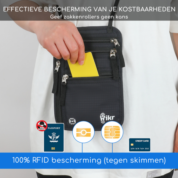 Hikr® Nektasje - 100% RFID Paspoorthouder - Afbeelding 6