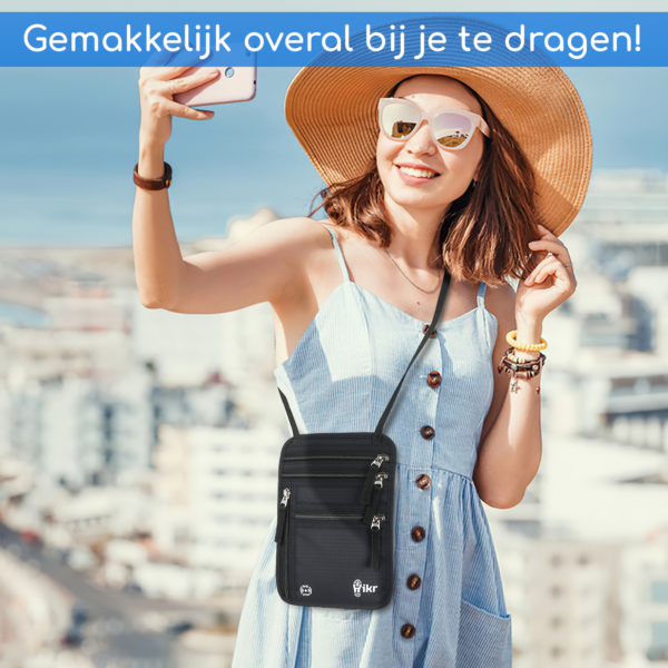 Hikr® Nektasje - 100% RFID Paspoorthouder - Afbeelding 3