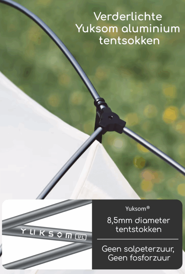 Naturehike® Cloud Up 1 UltraLight – 1 persoons tent – Ultra Lichtgewicht tent - Afbeelding 14