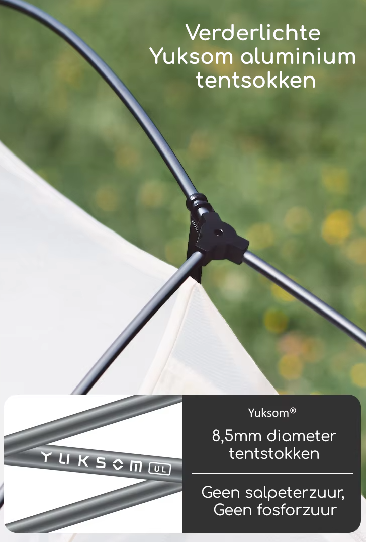 Naturehike® Cloud Up 1 UltraLight – 1 persoons tent – Ultra Lichtgewicht tent - Afbeelding 14