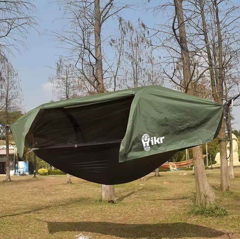 Hikr® Hangmat met Tent/Tarp en Muggennet - 1 persoons - Afbeelding 7