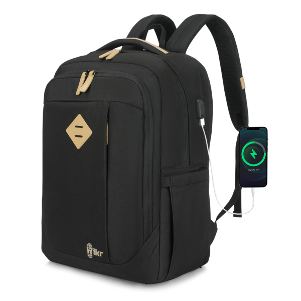 Hikr® Rugzak - Waterdicht - Laptoptas met USB poort - Afbeelding 4
