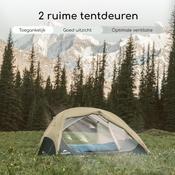 Naturehike® Star River 2 UL - Ultralight - 2 persoons tent - Afbeelding 2