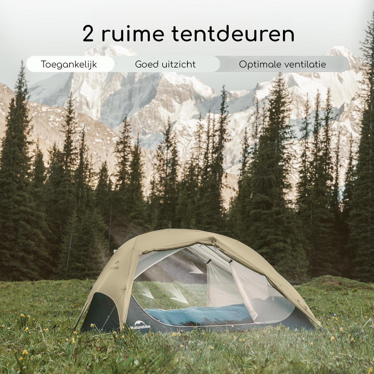 Naturehike® Star River 2 UL - Ultralight - 2 persoons tent - Afbeelding 2