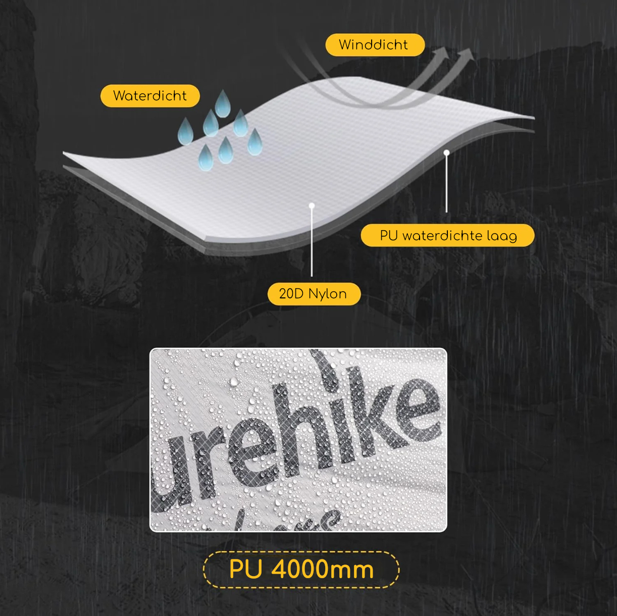 Naturehike® Mongar 2 - 2 persoons tent - Lichtgewicht - Afbeelding 2