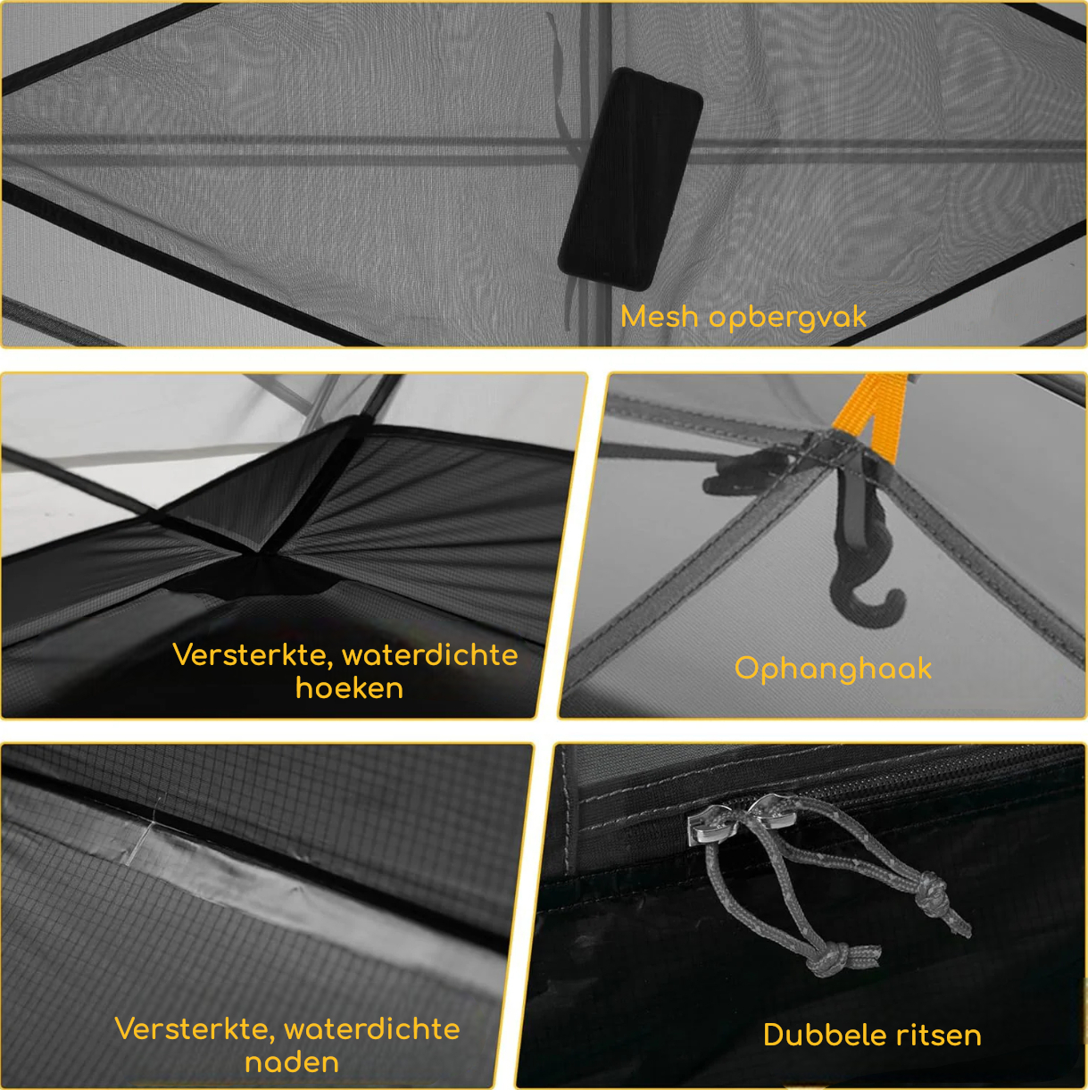 Naturehike® Mongar 2 - 2 persoons tent - Lichtgewicht - Afbeelding 7