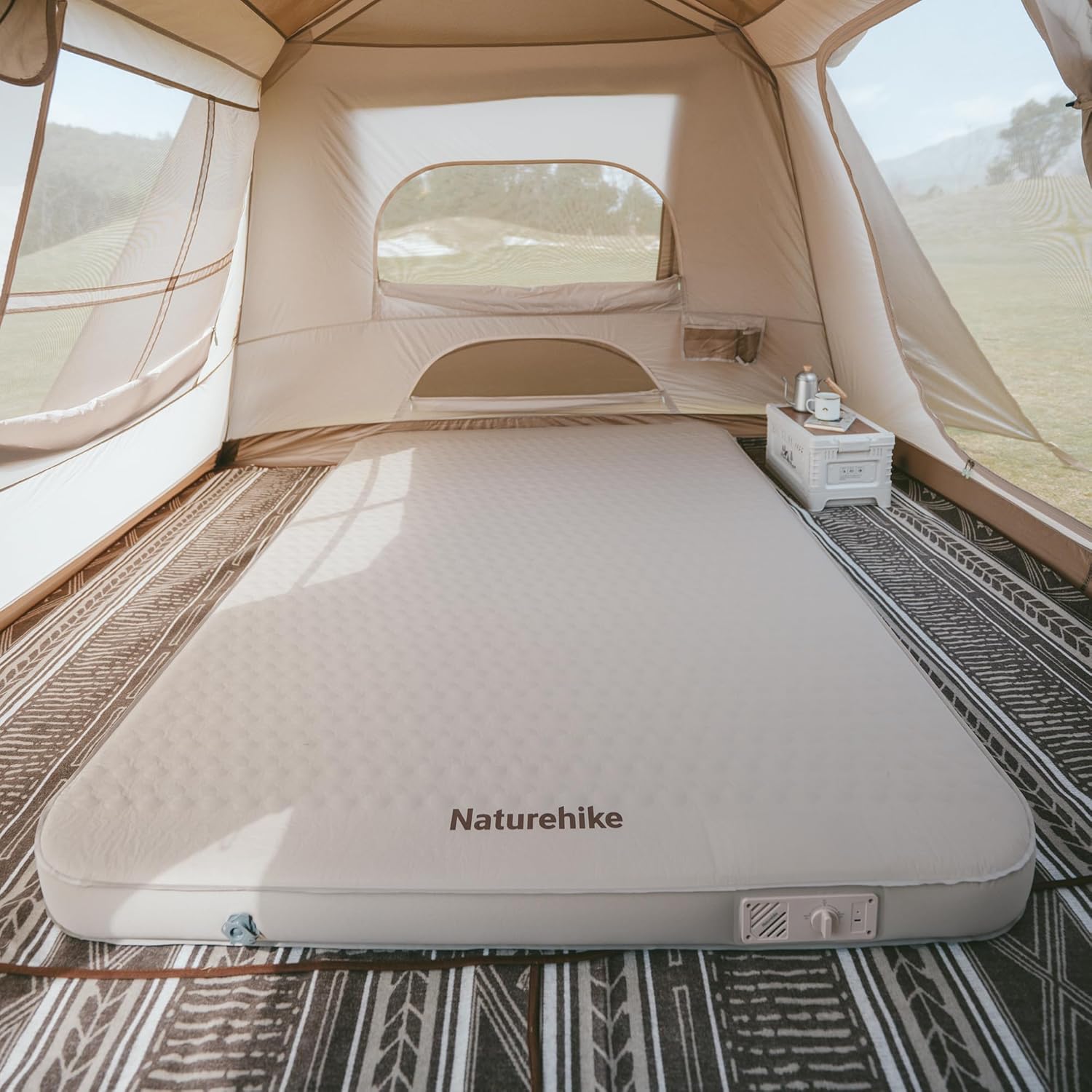 Naturehike® Yugu C12 Slaapmat - King Tweepersoons - Zelfopblazend - Afbeelding 9