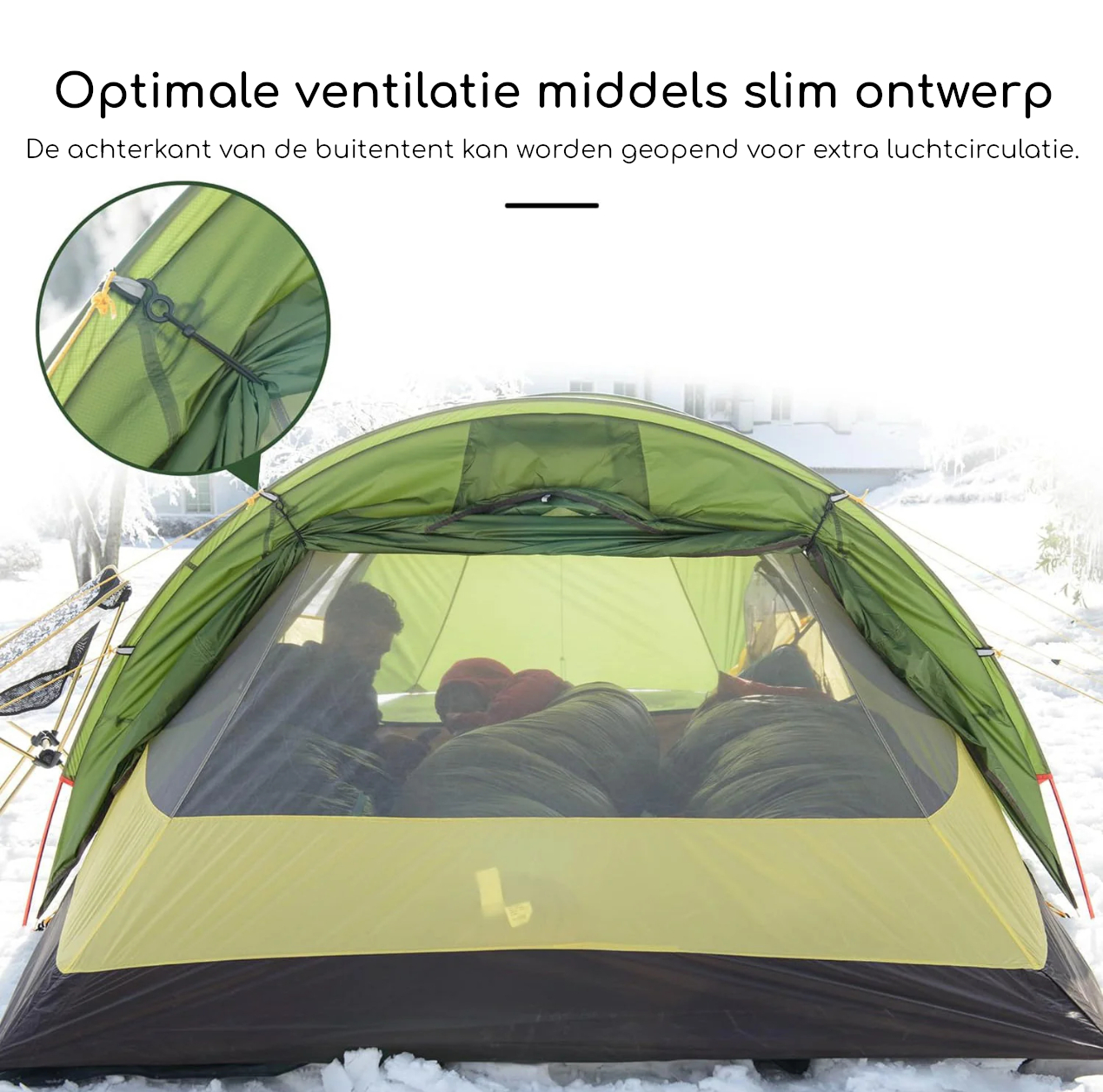 Naturehike® Opalus 3 - 3 persoons tunneltent - 4 seizoenen - Afbeelding 12