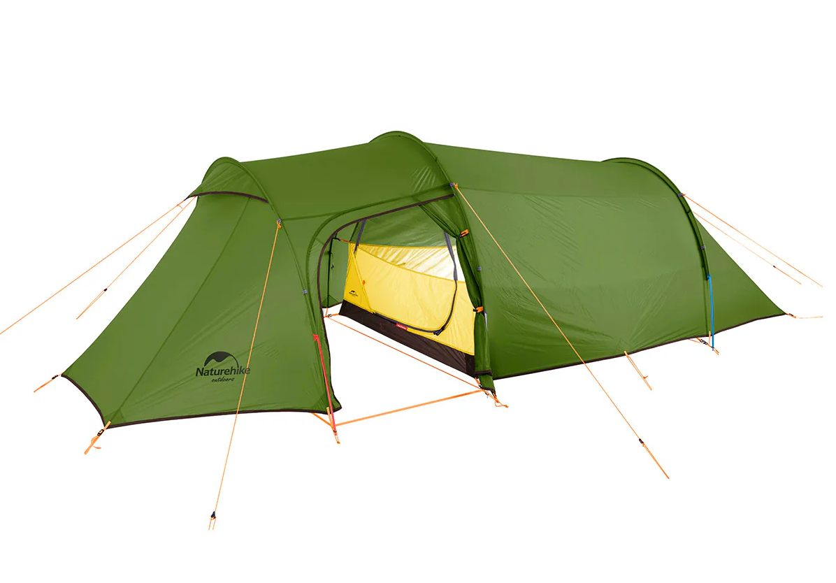 Naturehike® Opalus 3 - 3 persoons tunneltent - 4 seizoenen